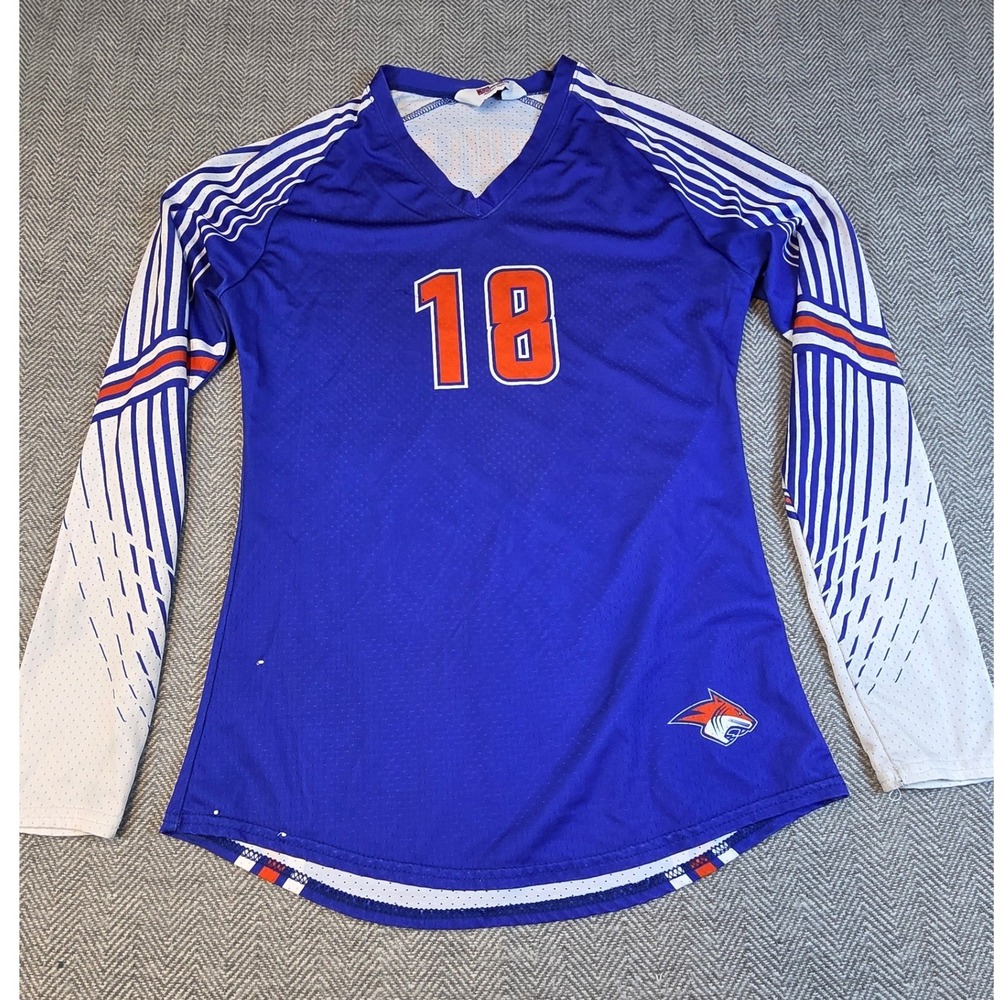 Speedline Athletic Wear Brawley 18 Volleyball Jersey Blue Long Sleeve Medium